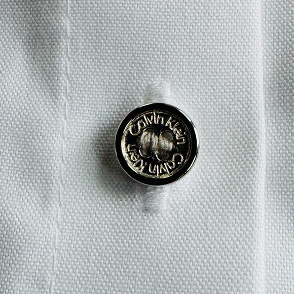 Calvin Klein White Button-Up Shirt - Picture 10 of 10